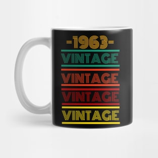 1963 Vintage Retro Colorful Mug